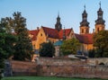 Buildings of the Cistercian abbey in LubiÃâ¦ÃÂ¼, Poland in Lower Silesia, former German name